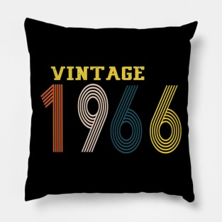 1966 vintage retro year Pillow