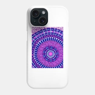 Pink, Mauve, and Blue Mandala Phone Case