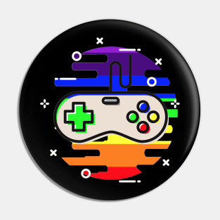 Gay Gamer Gaymer Pride Pin