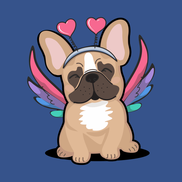 Frenchie Fairy by cartoon.animal