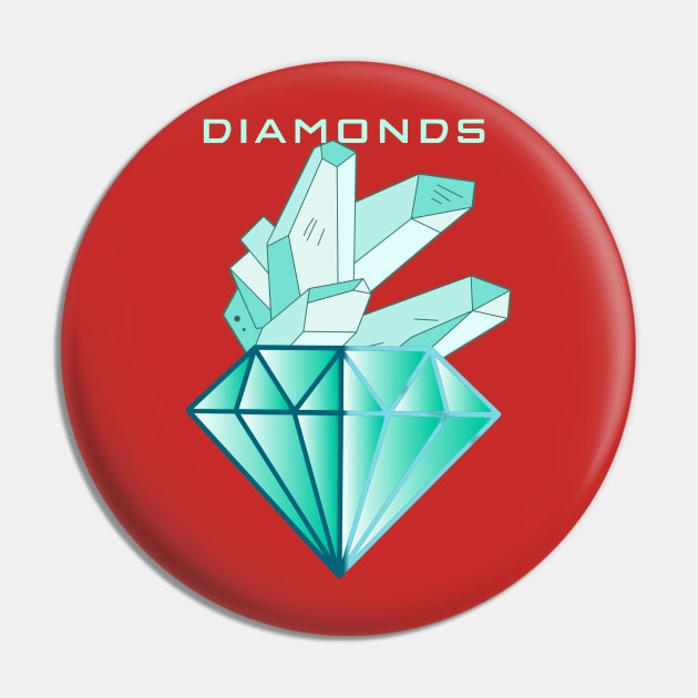 Diamond Pin by Blueberry Pie 