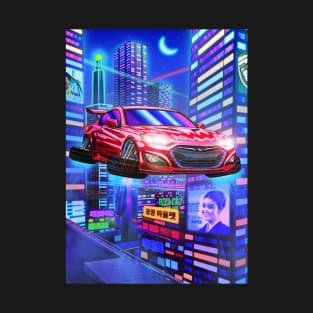 Hyundai Genesis Coupe (2009) Cyberpunk T-Shirt