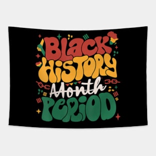 Black History Month Period African American Women Men Kids Tapestry