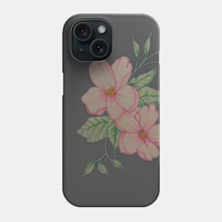 Flower Drawing Phone Case