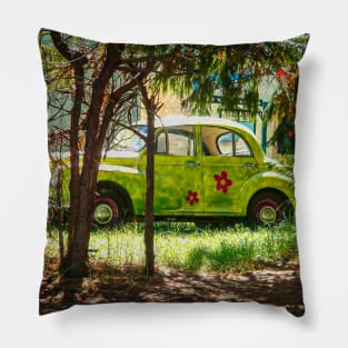 Magic Morris. Hippy Car. Pillow