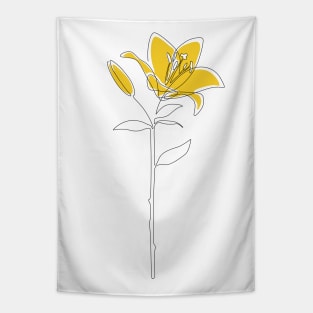 Mustard Lily Tapestry