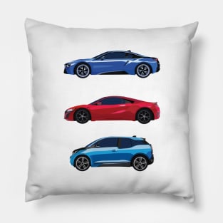 Minimalist Hybrid cars Pillow