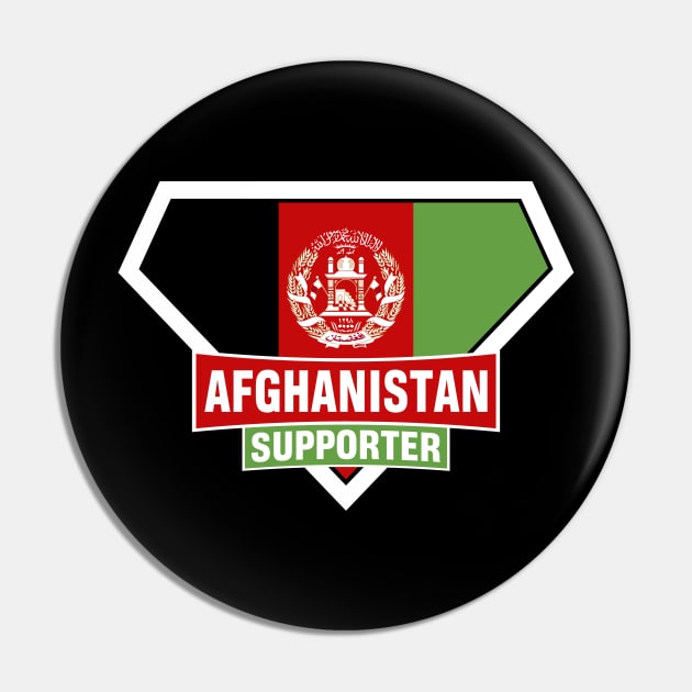 Afghanistan Super Flag Supporter Pin by ASUPERSTORE