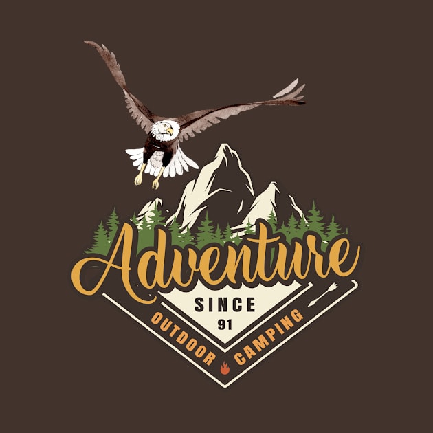 Adventure Eagle Hiking Mountains by letnothingstopyou