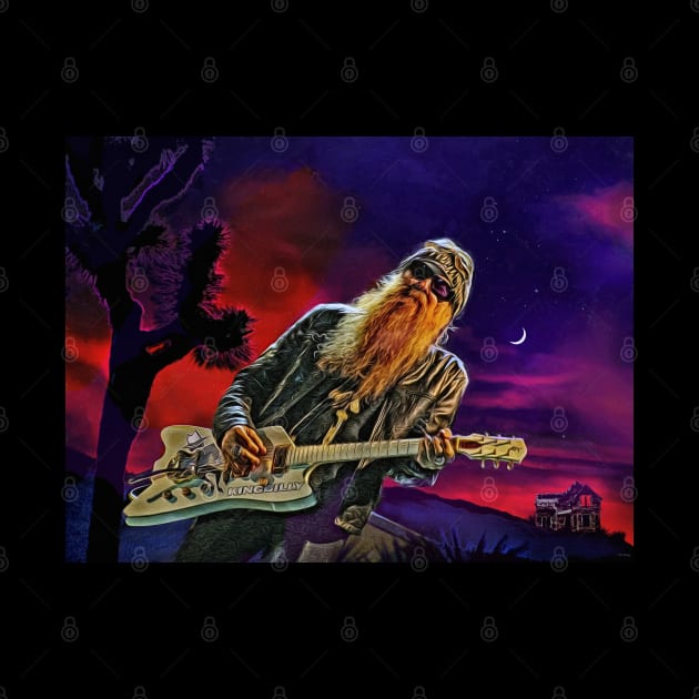 Billy Gibbons La Grange by IconsPopArt