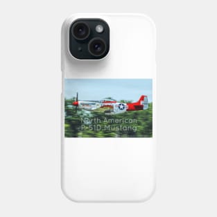 2-Sided P-51D Mustang Flyby Phone Case