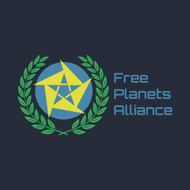 Free Planets Alliance Logo by Eva Viñes