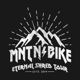 mountain bike mtb gift cycling cyclist heavy metal T-Shirt T-Shirt