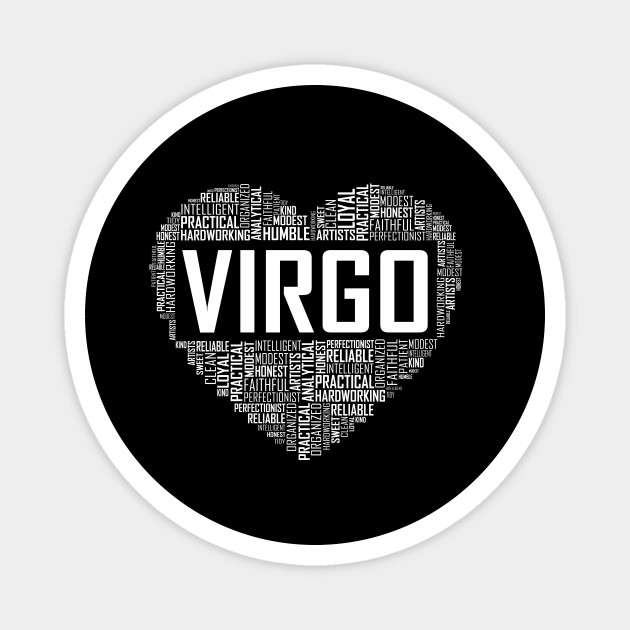 Virgo Zodiac Heart Virgo Magnet Teepublic Hector oaks, high future, virgo, urtrax, m7. teepublic