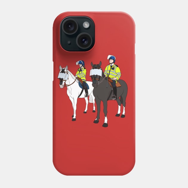 London Metropolitan Horse Cops Phone Case by lamaisondulapino