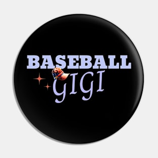 Baseball Gigi Women Ballpark Gigi Baseball Mom Pin