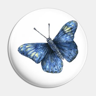 blue butterfly Pin