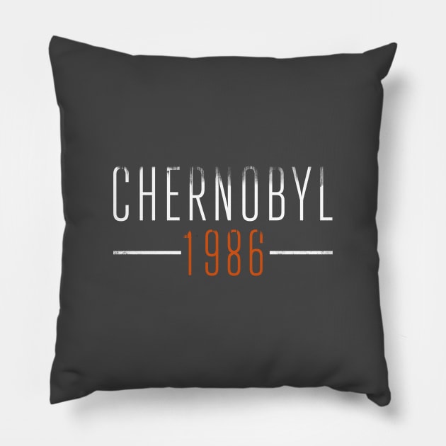 Chernobyl 1986 Pillow by Sacrilence