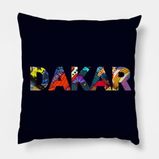 Dakar Wax Cloth Style Pillow