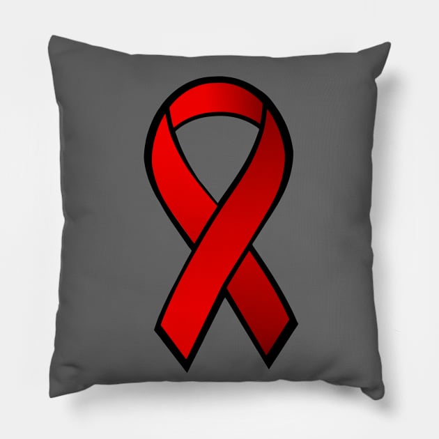 aids awarness day Pillow by Shirt.ly