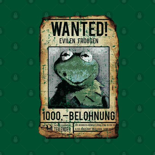Muppets most wanted poster of Constantine, distressed by MonkeyKing
