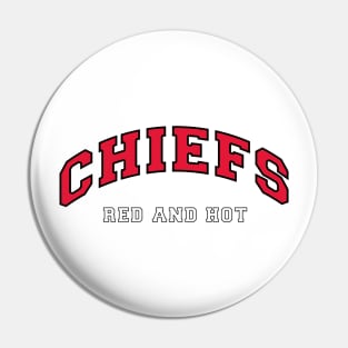 Kansas City Chiefs Red and Hot Pin