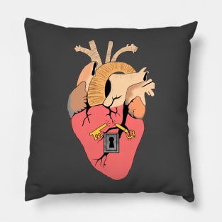 Locked heart Pillow