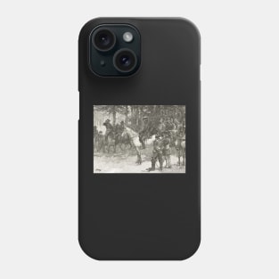 Meeting of Lee and Grant, Appomattox, April 9, 1865. The surrender of general Robert E. Lee Phone Case