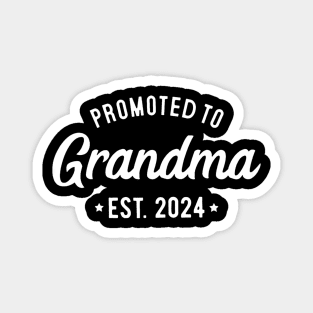 Promoted to Grandma 2024 Soon To Be Grandmother, New Grandma Magnet
