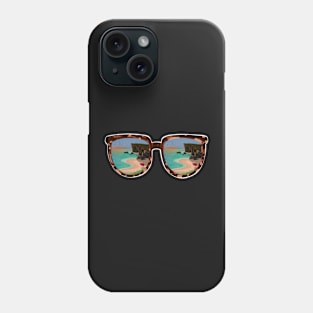 Sunglasses design for beach lovers Phone Case