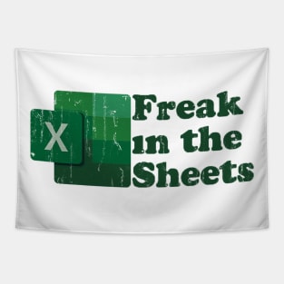 Freak in the Sheets Vintage Crack Texture Tapestry