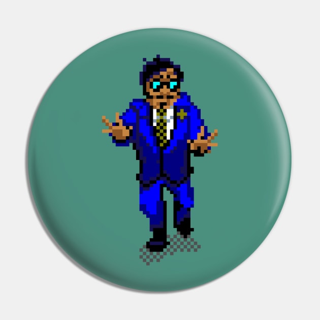 8-Bit Mr. Lobo Pin by OSI 74