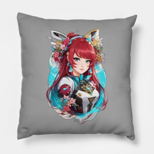 Cetus Legends Unveiled: Captivating AI Anime Character Artistry Pillow