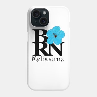 BORN Melbourne Blue Hibisus Phone Case