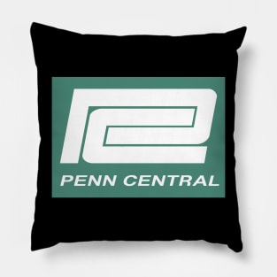 Vintage Defunct Penn Central Railroad Pillow