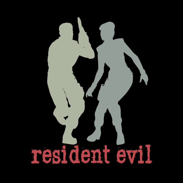 Resident Evil - Chris and Jill by LazHimself