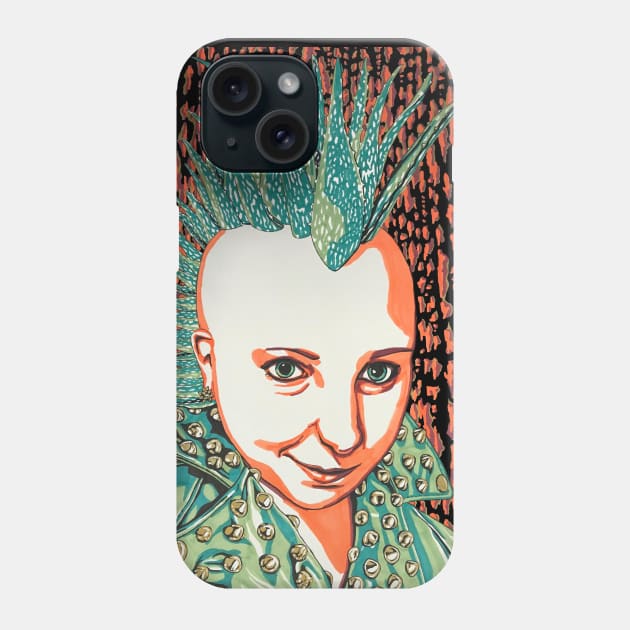 Aloe Vera Mohawk Phone Case by RaLiz