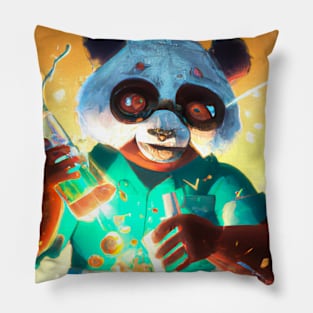 Panda Scientist #2 Pillow