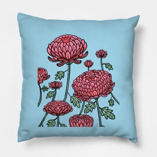 Chrysanthemums Pillow