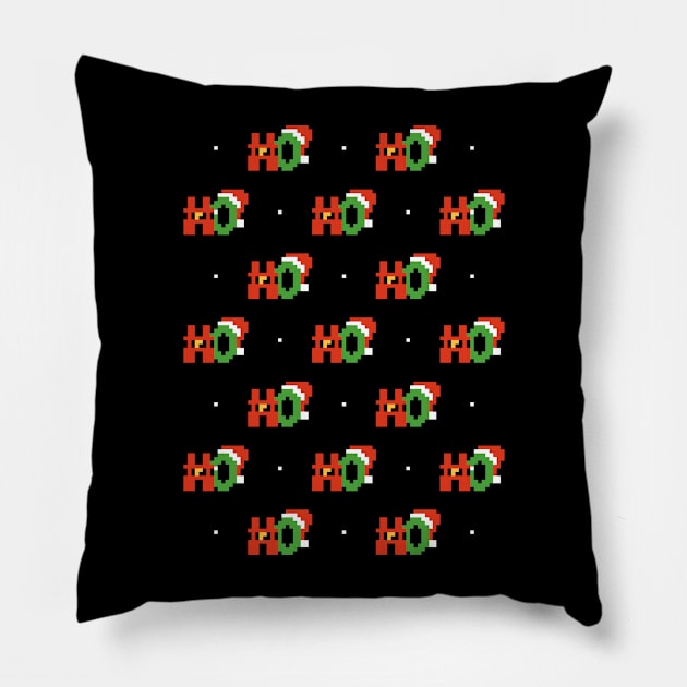 Ho ho ho! Santa's favorite ho! - Most likely to miss Christmas while gaming - Happy Christmas and a happy new year! - Available in stickers, clothing, etc Pillow by Crazy Collective