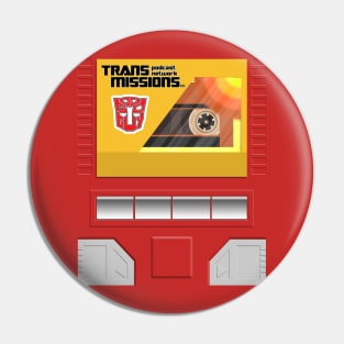 TransMissions BoomBox Man Pin