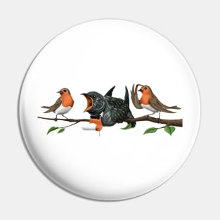 Cock Robin Pin