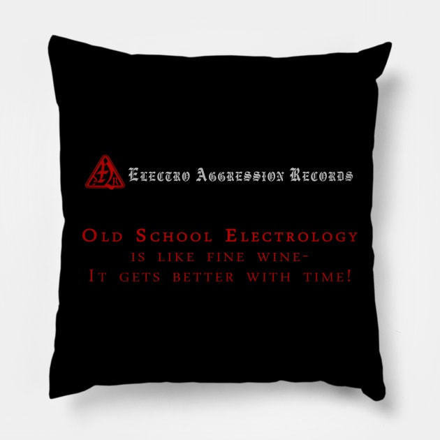 Electro Aggression Records OSE 1 Pillow by soillodge