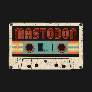 Great Gift Mastodon For Name Retro Styles Color 70s 80s 90s T-Shirt