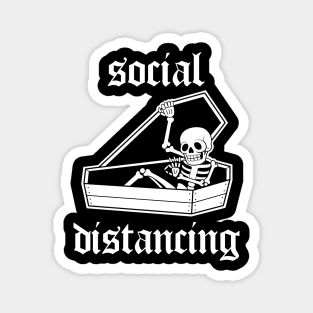 Social distancing | Traditional Tattoo design Magnet