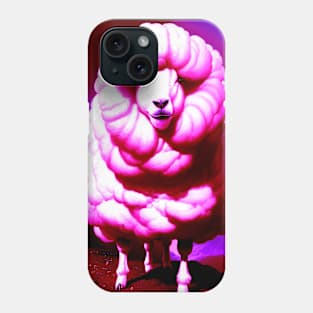 Fluffy Pink Sheep Phone Case