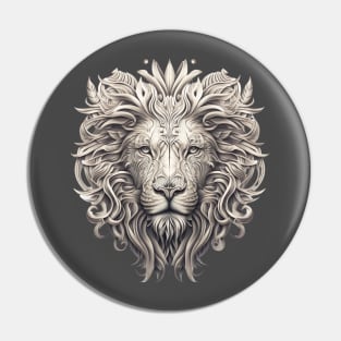 Lion Face Pin