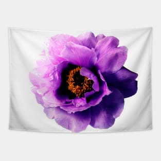 Purple Peony Flower Tapestry