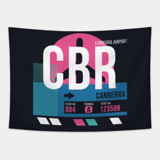 Canberra (CBR) Airport // Sunset Baggage Tag Tapestry