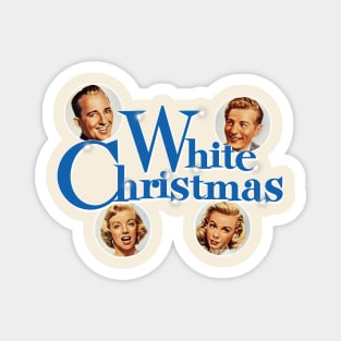 White Christmas 1954 Holiday Classic Magnet